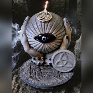 Eye of Protection Candle.Three in one.Wicca.Paganism.Intention...